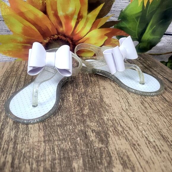 Wonder Nation Baby Girl's Jelly‎ Sandal Size 7 - Picture 3 of 8